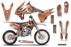 KTM SX 85 Dirt Bike Graphic Kit - 2013-2015 Deaden Orange