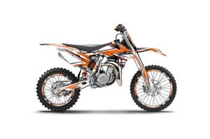 KTM SX 85 Dirt Bike Graphic Kit - 2013-2015 Slash Orange