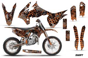 KTM SX 85 Dirt Bike Graphic Kit - 2013-2015 Swift Orange