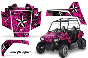 Polaris RZR 170 Graphic Kit - All Years Northstar Pink