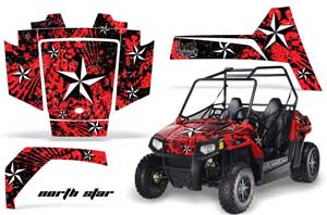 Polaris RZR 170 Graphic Kit - All Years Northstar Red