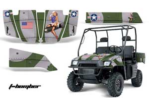 Polaris Ranger 500 / 700 XP Graphic Kit - 2005-2008 T Bomber Green