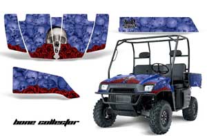 Polaris Ranger 500 / 700 XP Graphic Kit - 2005-2008 Bone Collector Blue
