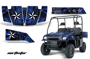 Polaris Ranger 500 / 700 XP Graphic Kit - 2005-2008 Northstar Blue