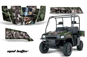 Polaris Ranger 500 / 700 XP Graphic Kit - 2005-2008 Mad Hatter Green