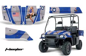 Polaris Ranger 500 / 700 XP Graphic Kit - 2005-2008 T Bomber Blue