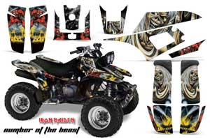 Yamaha Warrior 350 ATV Graphic Kit - All Years Number of the Beast Beast
