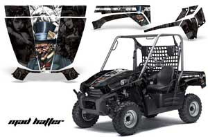 Kawasaki Teryx 750 Graphic Kit - 2007-2009 Mad Hatter Black
