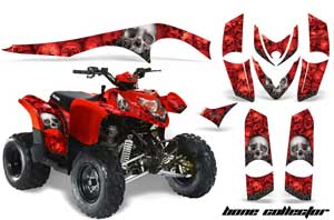 Polaris Phoenix 200 ATV Graphic Kit - 2005-2016 Bone Collector Red