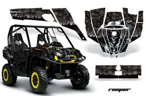 Can-Am Commander 1000 / 800 Graphic Kit - All Years Reaper Black