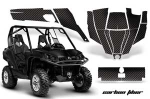 Can-Am Commander 1000 / 800 Graphic Kit - All Years Carbon Fiber