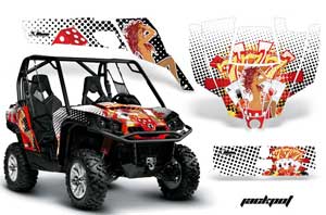 Can-Am Commander 1000 / 800 Graphic Kit - All Years Jackpot White