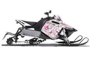 Polaris RMK / PRO-R / Rush / Assault Sled Graphic Kit - 2011-2016 Butterfly Pink