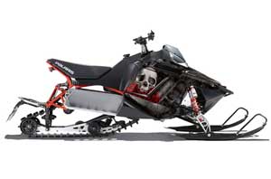 Polaris RMK / PRO-R / Rush / Assault Sled Graphic Kit - 2011-2016 Bone Collector Black