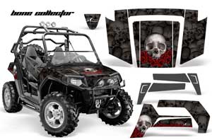 Polaris RZR 800 / 800S Graphic Kit - 2006-2010 Bone Collector Black