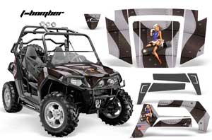 Polaris RZR 800 / 800S Graphic Kit - 2006-2010 T Bomber Black