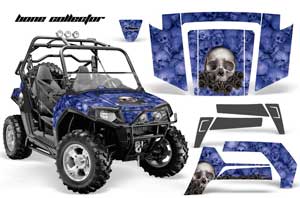 Polaris RZR 800 / 800S Graphic Kit - 2006-2010 Bone Collector Blue
