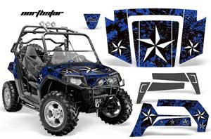 Polaris RZR 800 / 800S Graphic Kit - 2006-2010 Northstar Blue