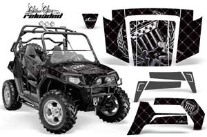 Polaris RZR 800 / 800S Graphic Kit - 2006-2010 Silver Star - Reloaded Chrome