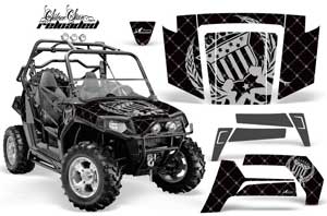 Polaris RZR 800 / 800S Graphic Kit - 2006-2010 Reloaded Silver