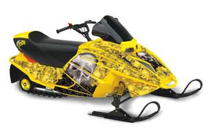 Ski Doo Mini Z Sled Graphic Kit