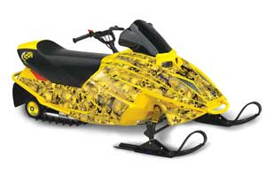 Ski Doo Mini Z Sled Graphic Kit