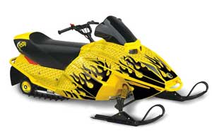 Ski Doo Mini Z Sled Graphic Kit