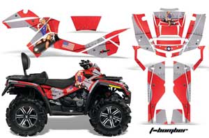 Can Am Outlander MAX 500 / 650 / 800 ATV Custom Graphic Kit - 2006-2012