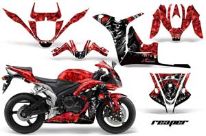 Honda CBR 1000 RR Graphic Kit - 2004-2005 Reaper Red