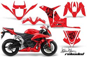 Honda CBR 600 RR Graphic Kit - 2007-2008 Reloaded Red