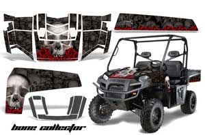 Polaris Ranger XP 500 / 800 / 900D 4x4 EFI Graphic Kit - 2010-2014 Bone Collector Black