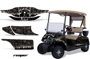 EZ-GO TXT Golf Cart Graphic Kit - 1994-2013 Reaper Black