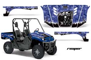 Yamaha Rhino 700 / 660 / 450 Graphic Kit - 2004-2013 Reaper Blue