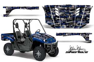 Yamaha Rhino 700 / 660 / 450 Graphic Kit - 2004-2013 Silver Star - Silverhaze Blue