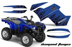 Yamaha Grizzly 700 / 550 ATV Custom Graphic Kit - 2007-2014