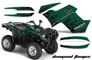 Yamaha Grizzly 700 / 550 ATV Custom Graphic Kit - 2007-2014