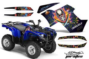 Yamaha Grizzly 700 / 550 ATV Custom Graphic Kit - 2007-2014