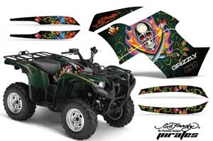 Yamaha Grizzly 700 / 550 ATV Custom Graphic Kit - 2007-2014
