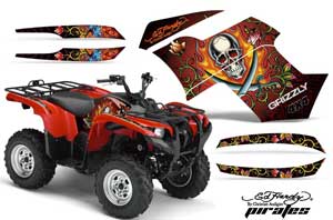 Yamaha Grizzly 700 / 550 ATV Custom Graphic Kit - 2007-2014