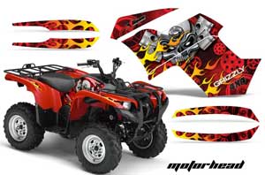 Yamaha Grizzly 700 / 550 ATV Custom Graphic Kit - 2007-2014