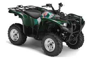 Yamaha Grizzly 700 / 550 ATV Graphic Kit - 2007-2014 T Bomber Green