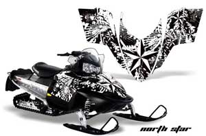 Polaris RMK / Shift / Assault Sled Graphic Kit - 2006-2020 North Star White