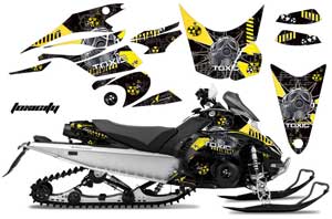 Yamaha FX Nytro Sled Graphic Kit - 2008-2014 Toxicity Yellow