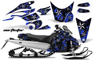 Yamaha FX Nytro Sled Graphic Kit - 2008-2014 North Star Blue