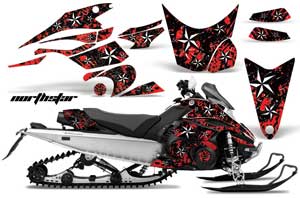 Yamaha FX Nytro Sled Graphic Kit - 2008-2014 North Star Red
