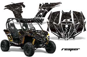 Can-Am Maverick 1000 X RS R Graphic Kit - 2013-2016 Reaper Black