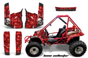 Honda Odyssey FL350 Graphic Kit - 1985 Bone Collector Red