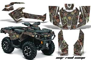 Can Am Outlander 500 / 650 / 800 / 800R / 1000 XT-P ATV Graphic Kit - 2013-2016 Real Camo