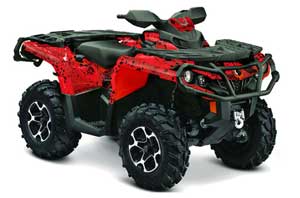 Can Am Outlander XT / DPS / SST ATV Custom Graphic Kit - 2013-2013