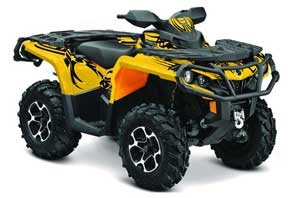 Can Am Outlander XT / DPS / SST ATV Custom Graphic Kit - 2013-2013